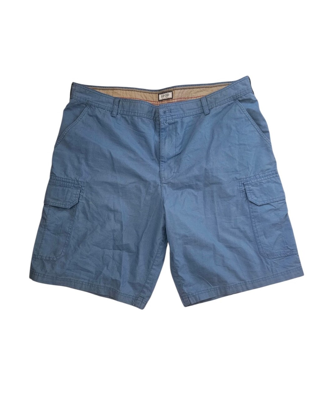 Izod Saltwater Cotton Cargo Shorts Men 40